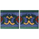 Mexican Talavera Border Tile Renduelez